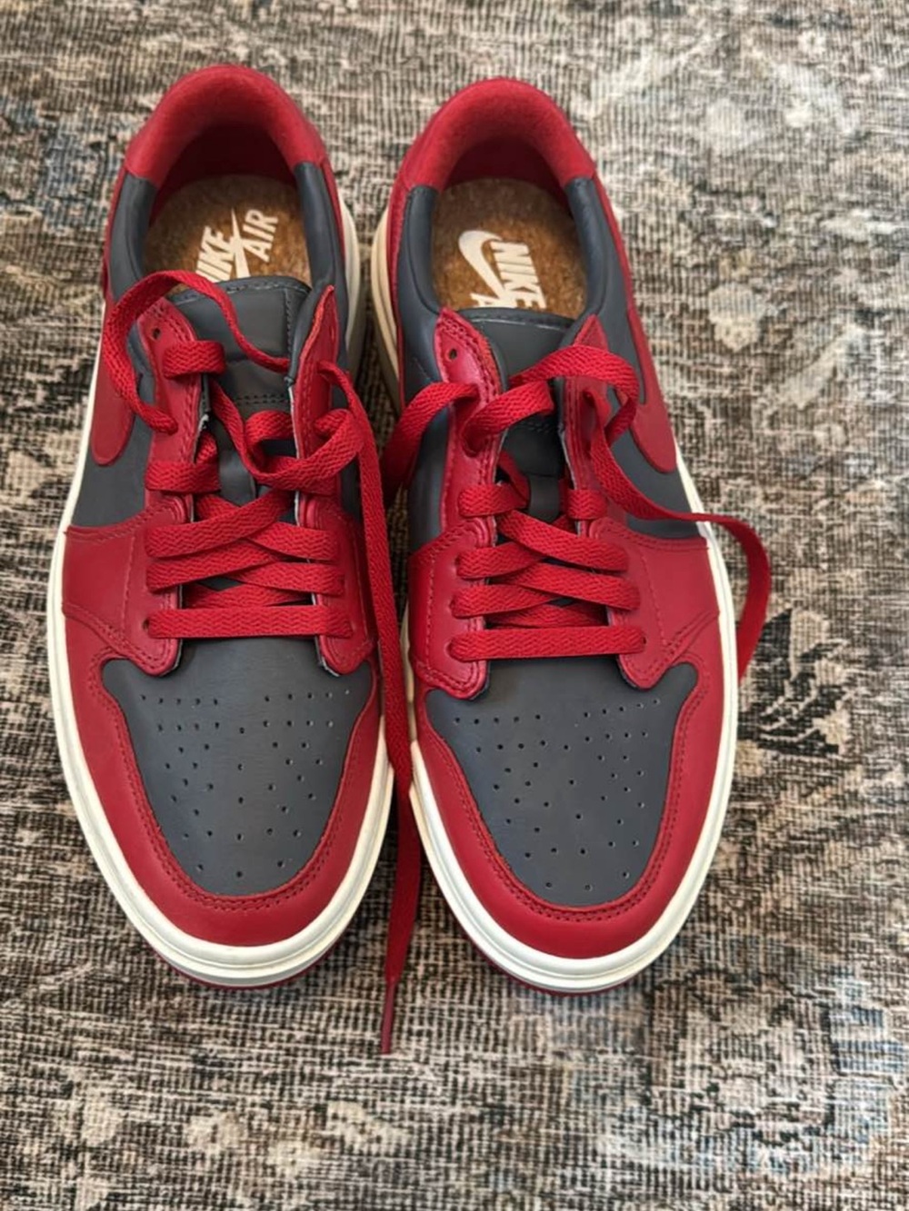 Nike women’s Low-Top Sneakers - Red & Gray